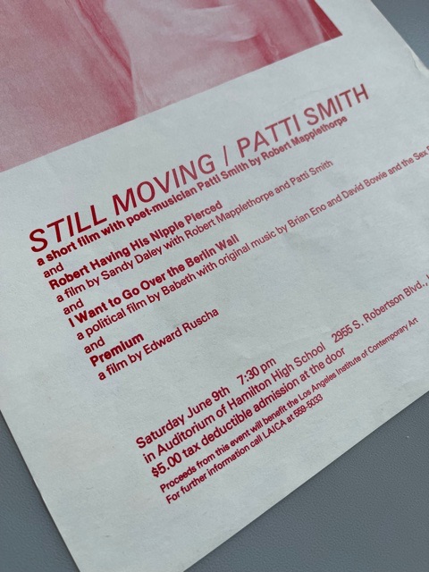 Still Moving / Patti Smith (1979)