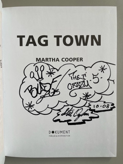 Tag Town (Signed by Blade) - Galerie Babylone
