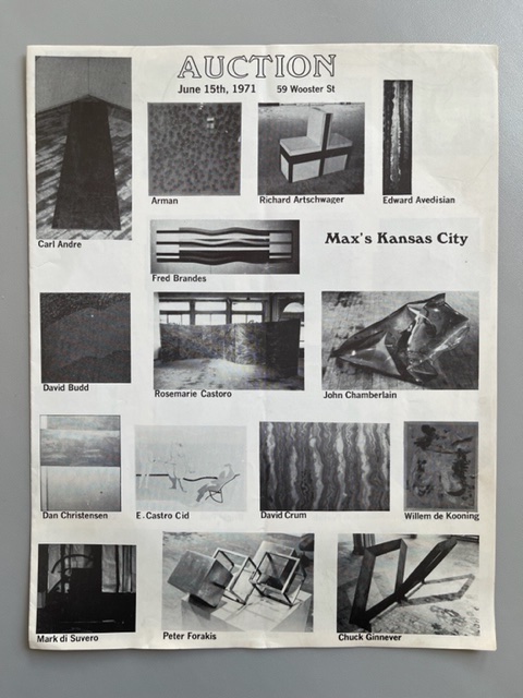 Max’s Kansas City Auction (1971)