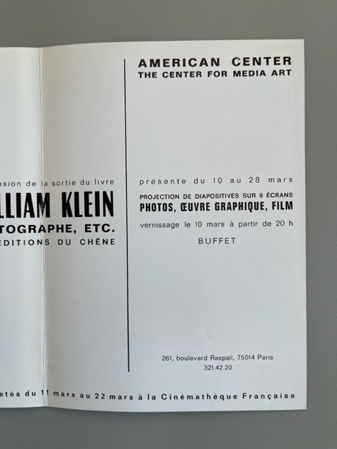 William Klein (1981)