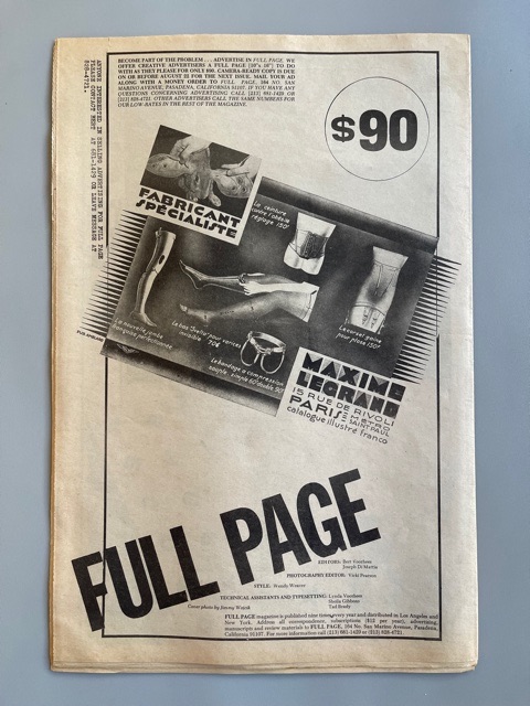 Full Page Magazine (1980)