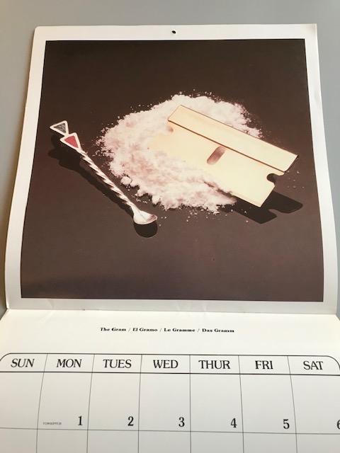Cocaïne Calendar (1979)
