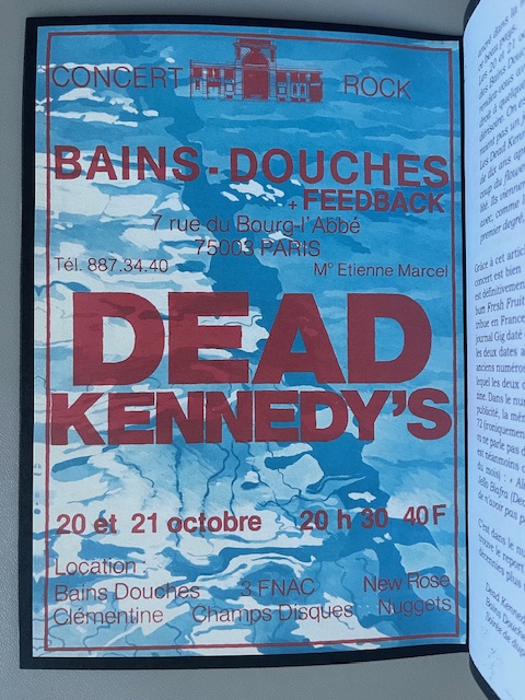 Dead Kennedy’s aux Bains Douches