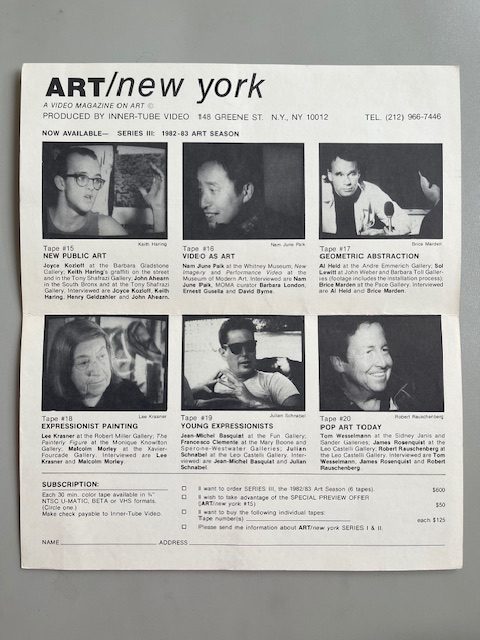 Art / New York (1983)