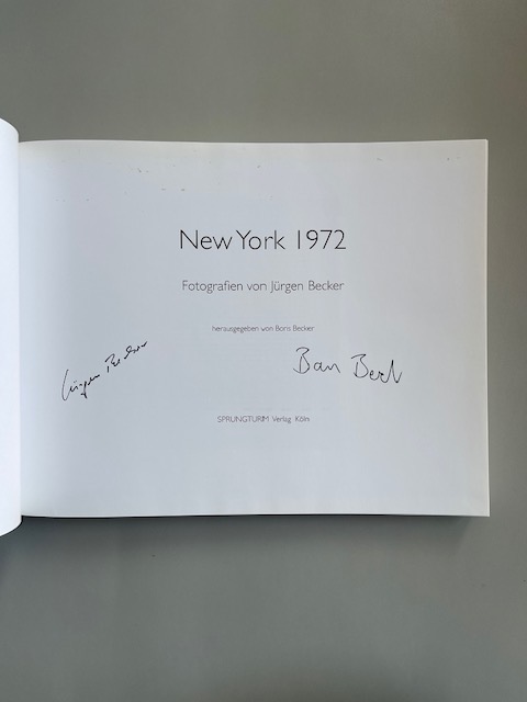New York 1972 (Signed)