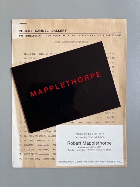 Robert Mapplethorpe (1979)